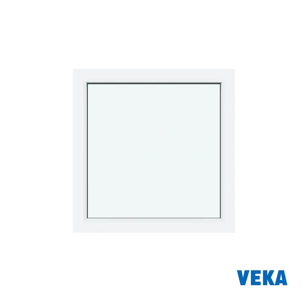 Фото 2 Пластиковое окно ПВХ Veka WHS глухое 700x700мм двухкамерный стеклопакет цвет белый Фото 2 Пластиковое окно ПВХ Veka WHS глухое 700x700мм двухкамерный стеклопакет цвет белый