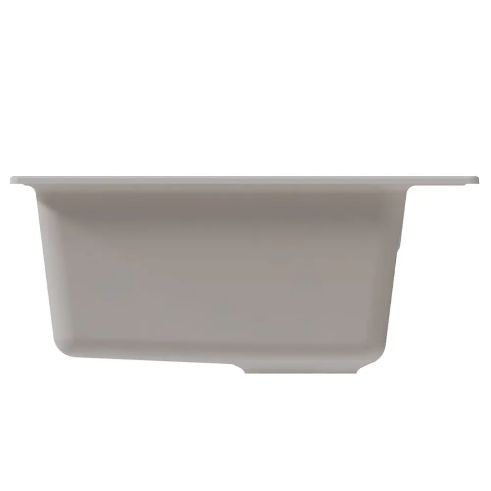 Фото 5 Мойка для кухни Mixline NL-TM14 58551906 53x53 см глубина чаши 190 см искусственный камень цвет белый