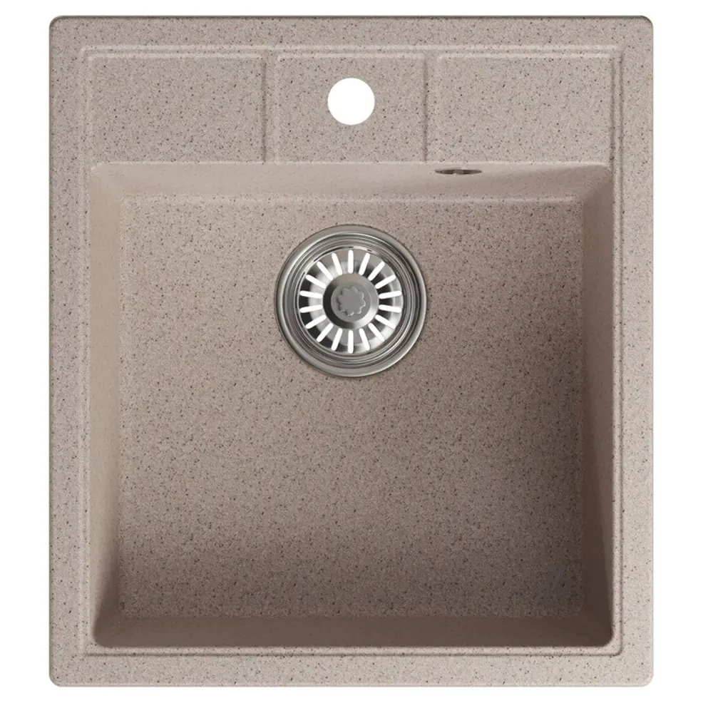 Фото 3 Мойка для кухни Mixline NL-TM28 89x53 см глубина чаши 190 см искусственный камень цвет песочный