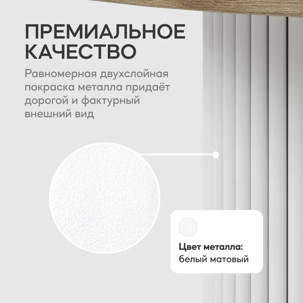 Фото 8 Кухонный стол круглый Genglass 120x120 см лдсп цвет белый Фото 8 Кухонный стол круглый Genglass 120x120 см лдсп цвет белый