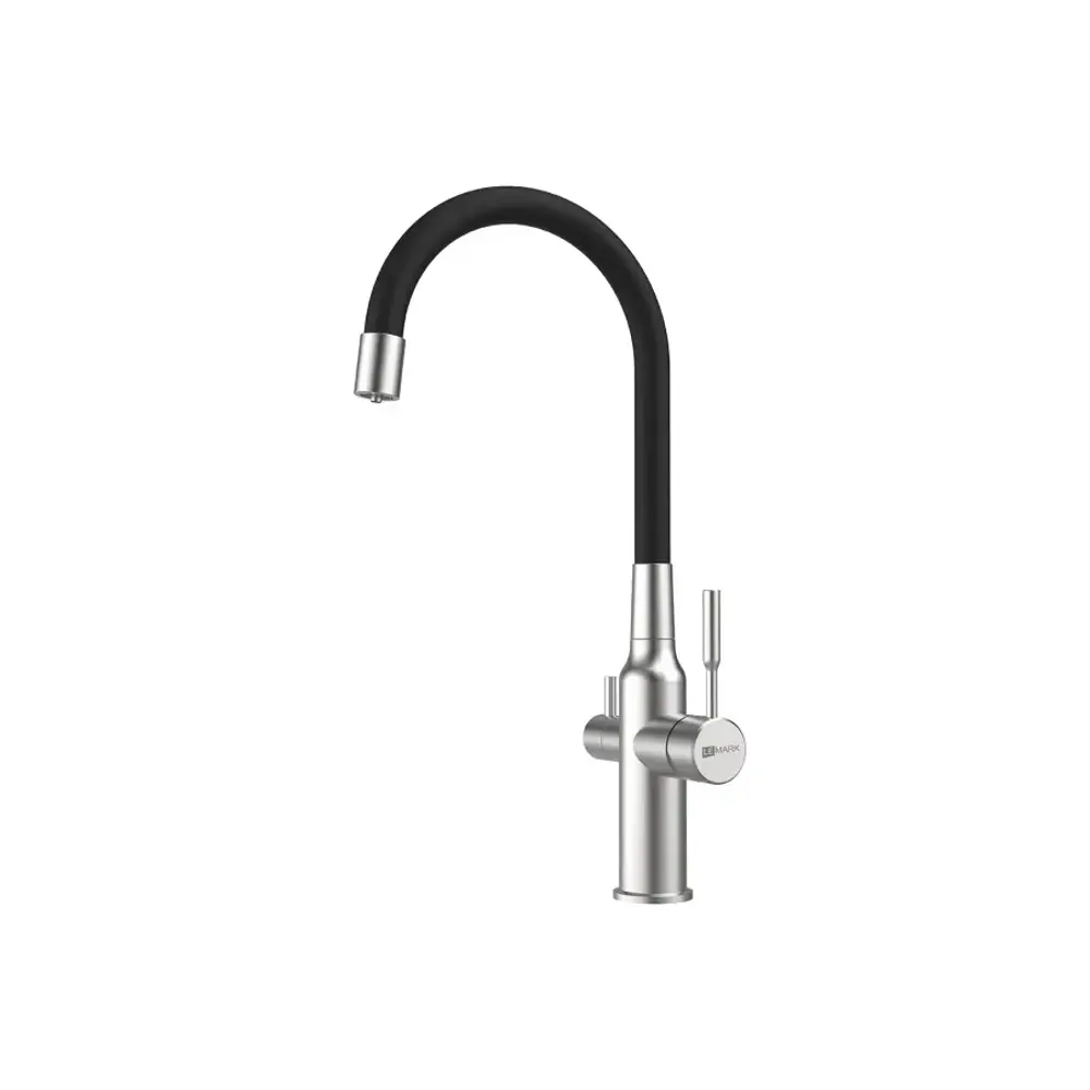 Фото 2 Смеситель для кухни Lemark LM5083S-Black поворотный излив 31.7 см цвет черный Фото 2 Смеситель для кухни Lemark LM5083S-Black поворотный излив 31.7 см цвет черный
