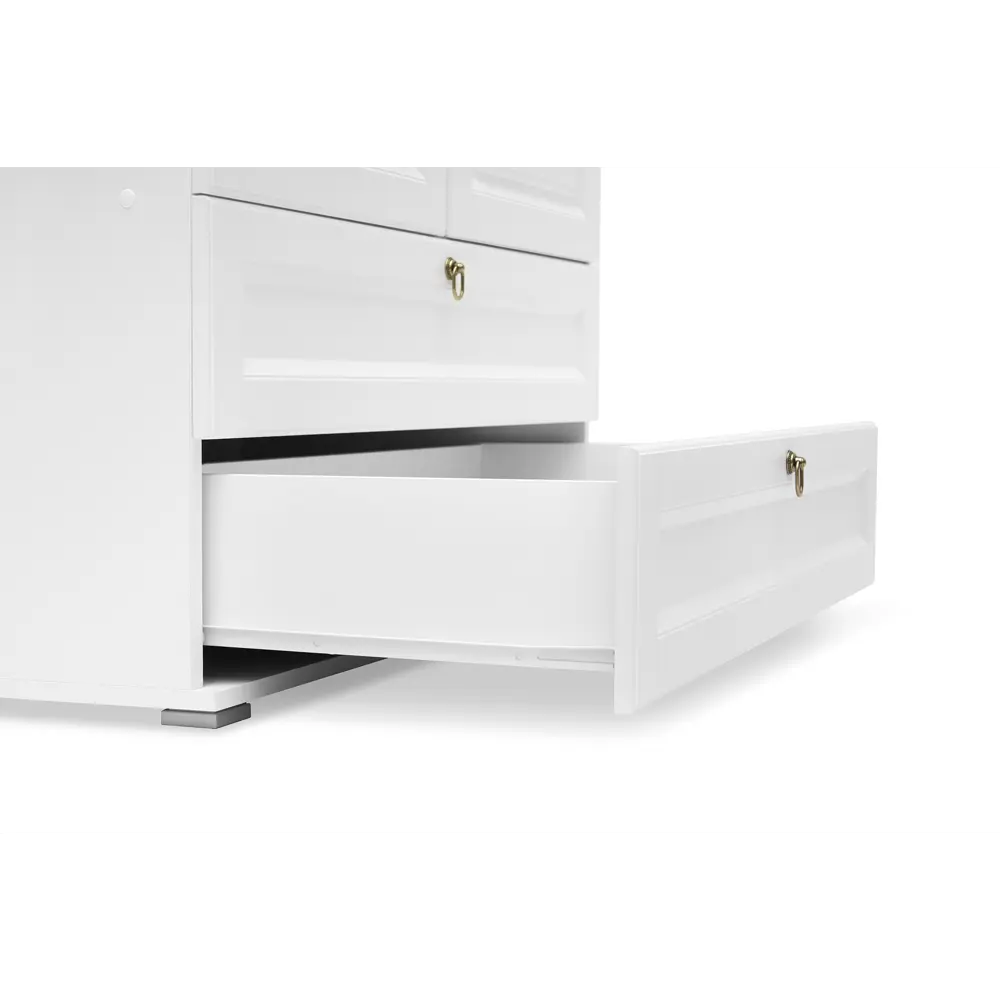 Фото 15 Шкаф Миф 90x211.60x52.80 см 2 створчатый ЛДСП цвет белый/орех Фото 15 Шкаф Миф 90x211.60x52.80 см 2 створчатый ЛДСП цвет белый/орех