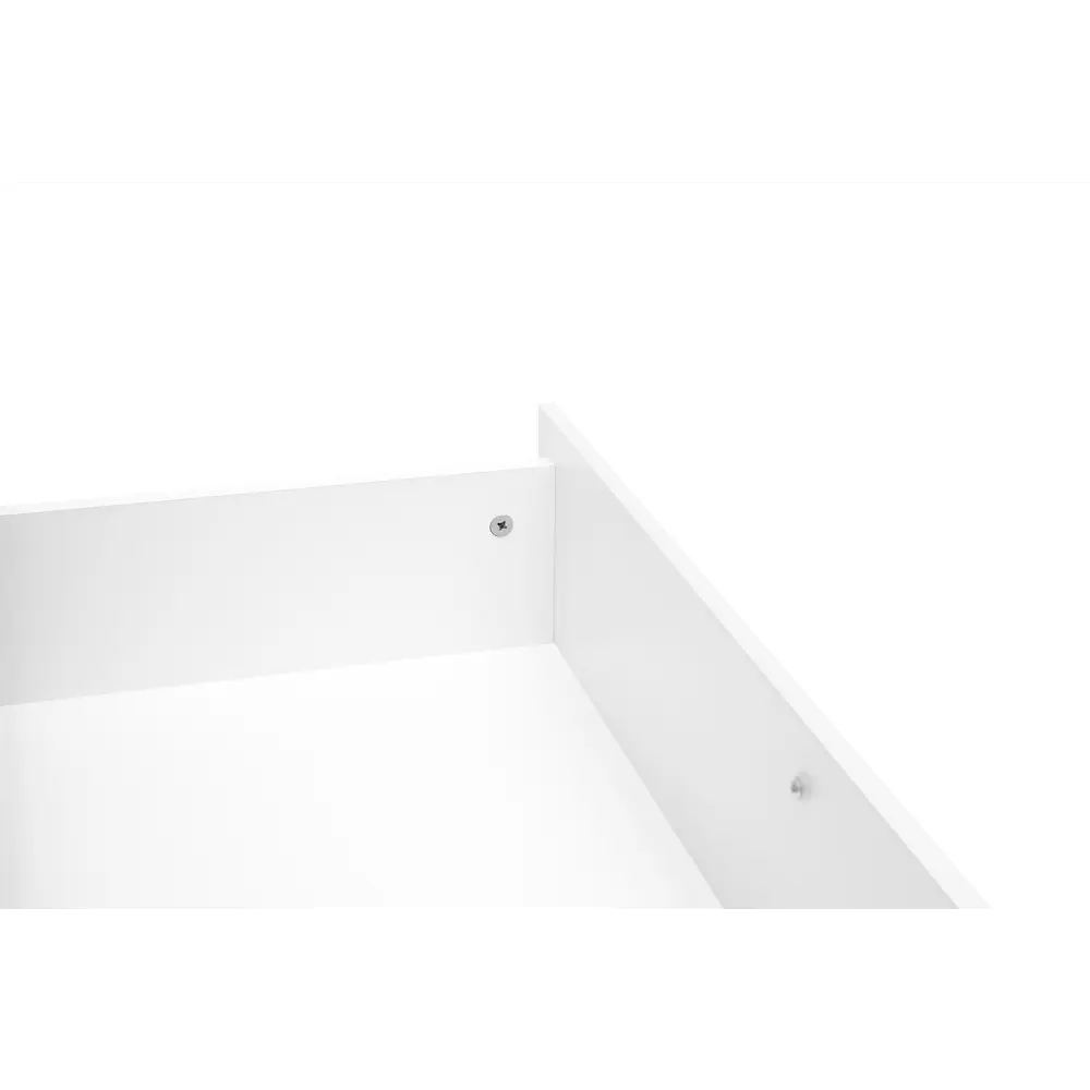 Фото 16 Шкаф Миф 90x211.60x52.80 см 2 створчатый ЛДСП цвет белый/орех Фото 16 Шкаф Миф 90x211.60x52.80 см 2 створчатый ЛДСП цвет белый/орех