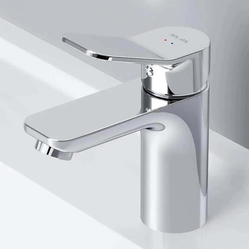 Фото 8 Раковина для ванной AM.PM накладная со смесителем X-Joy хром 56 см на столешницу