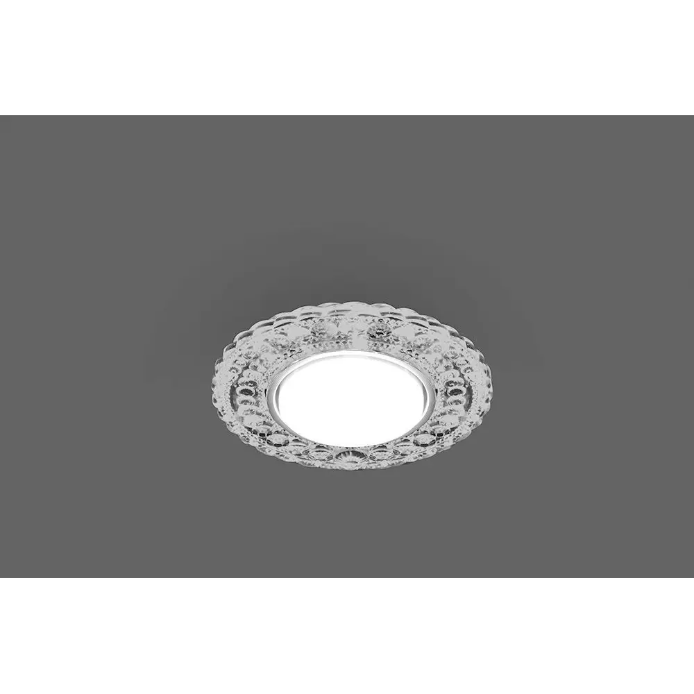 Фото 3 Светильник точечный встраиваемый Feron Bright CD4024 под отверстие 80 мм GX53 цвет хром Фото 3 Светильник точечный встраиваемый Feron Bright CD4024 под отверстие 80 мм GX53 цвет хром