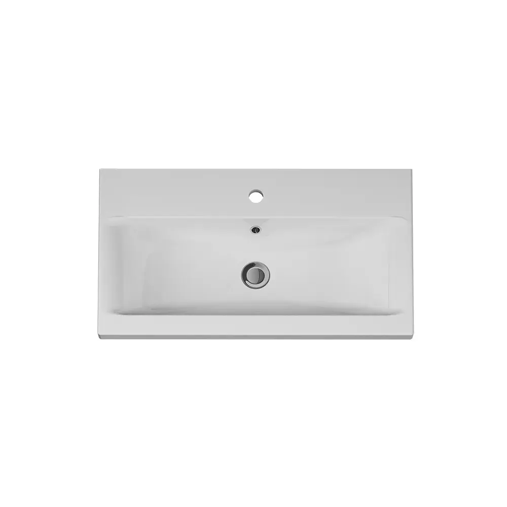 Фото 6 Тумба с раковиной Am.pm M91FHX0752WC075WG-164 Pulse 75 см подвесная с донным клапаном цвет белый Фото 6 Тумба с раковиной Am.pm M91FHX0752WC075WG-164 Pulse 75 см подвесная с донным клапаном цвет белый