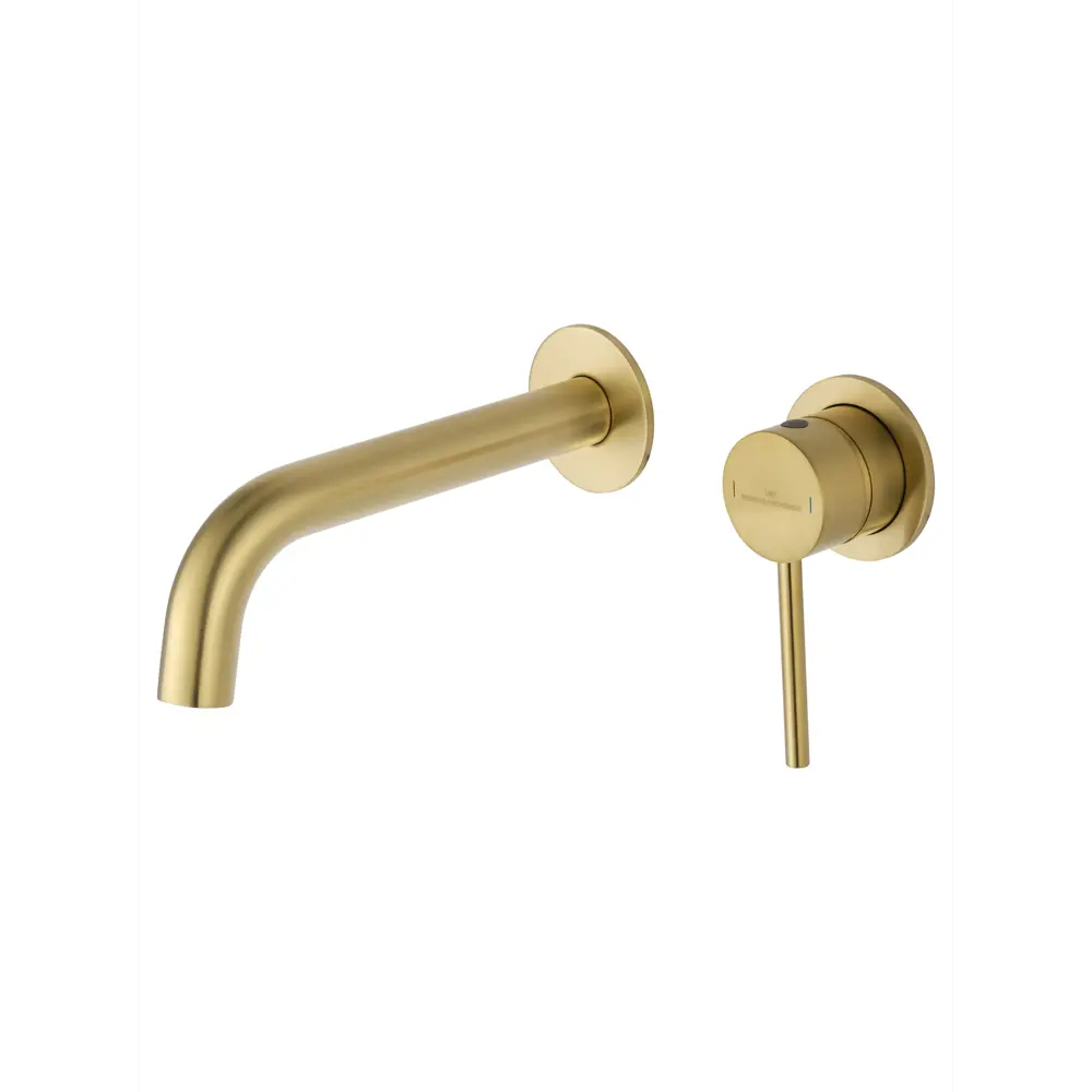 Фото 2 Смеситель для раковины встраиваемый Wonzon & Woghand Stick однорычажный цвет брашированное золото WW-88869017- BG