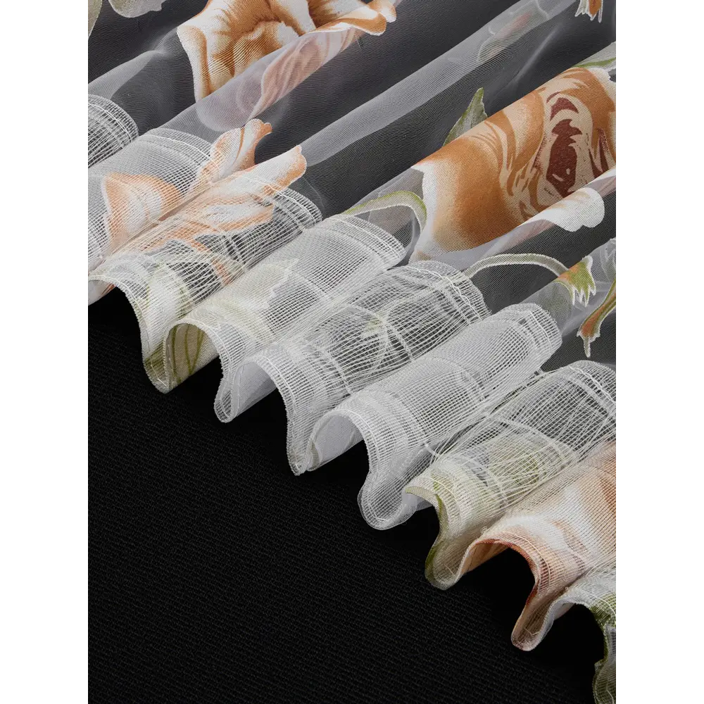 Фото 3 Штора Arya home 8001885870612 на шторной ленте 260x300 см цвет коричневый, зеленый Фото 3 Штора Arya home 8001885870612 на шторной ленте 260x300 см цвет коричневый, зеленый