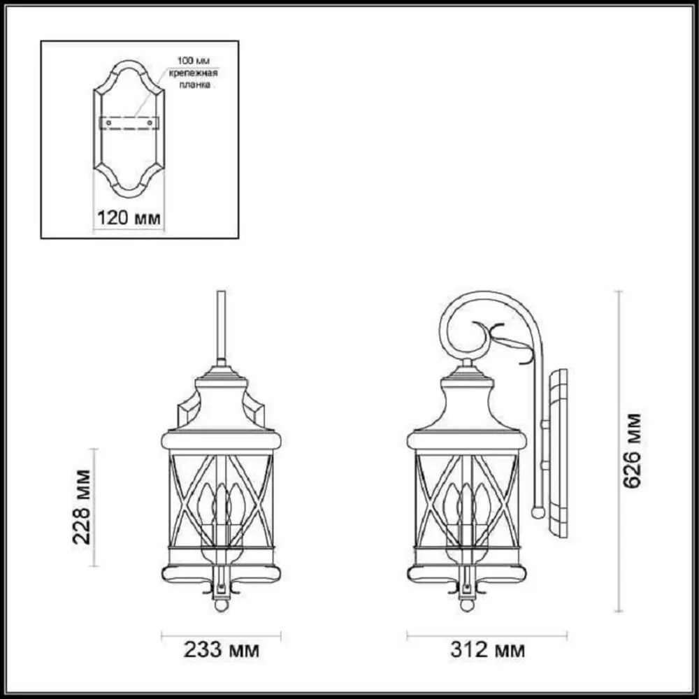 Фото 3 Светильник уличный настенный Odeon Light Od_4045_3w 60 Вт IP44 цвет черный Фото 3 Светильник уличный настенный Odeon Light Od_4045_3w 60 Вт IP44 цвет черный
