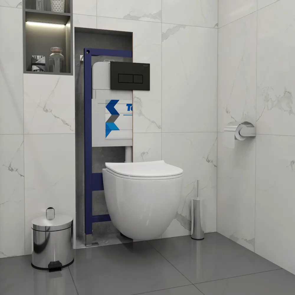 Фото 5 Комплект Teymi T70758 5 в 1: инсталляция Aina 52, клавиша смыва Helmi черная, подвесной унитаз с микролифтом Lina Media, крепеж Фото 5 Комплект Teymi T70758 5 в 1: инсталляция Aina 52, клавиша смыва Helmi черная, подвесной унитаз с микролифтом Lina Media, крепеж