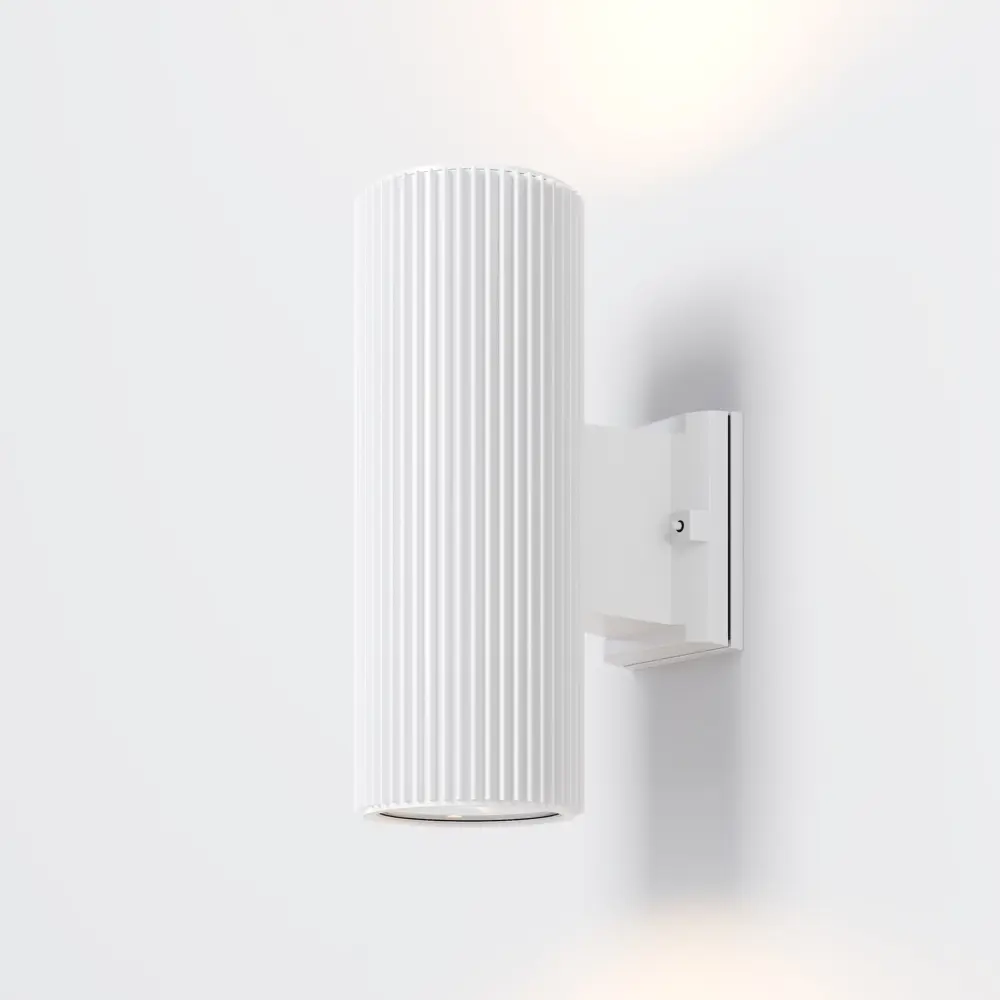Фото 5 Светильник настенный уличный Maytoni Outdoor O419WL-02W 60 Вт IP54 цвет белый Фото 5 Светильник настенный уличный Maytoni Outdoor O419WL-02W 60 Вт IP54 цвет белый