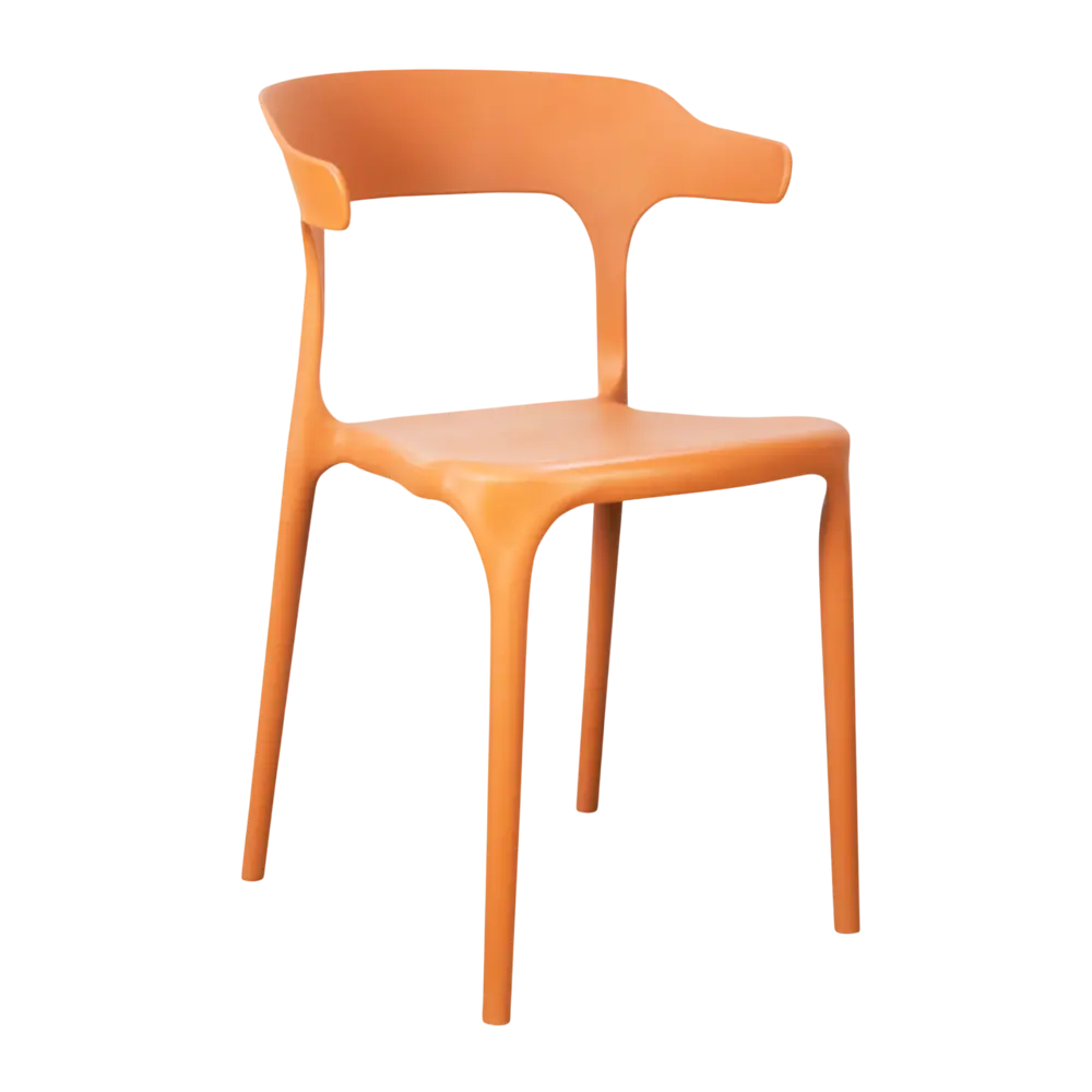 Фото 4 Кухонный стул Treet Roero 48x74x46.5 см каркас пластик спинка полипропилен цвет терракотовый Фото 4 Кухонный стул Treet Roero 48x74x46.5 см каркас пластик спинка полипропилен цвет терракотовый