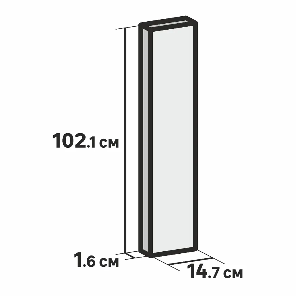 Фото 15 Фасад кухонного шкафа Аша 14.7x102.1 см KONSENSA ЛДСП цвет белый