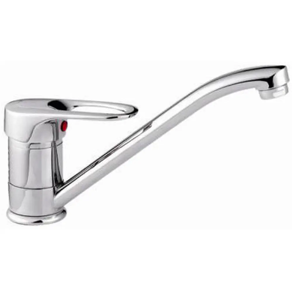 Фото Смеситель для кухни Frap 30826 поворотный излив 10.5 см цвет хром