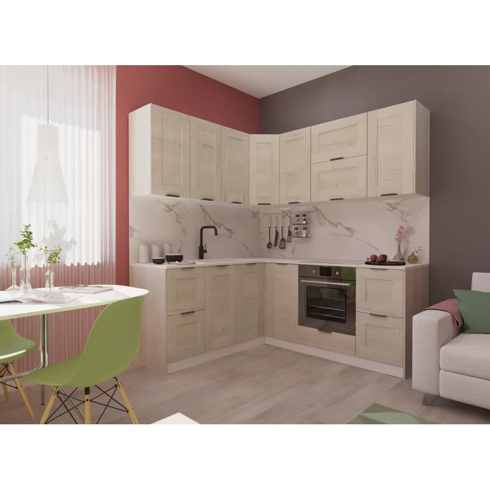 Фото 7 Фасад-витрина кухонного шкафа Касли 39.7x76.5 см KONSENSA ЛДСП цвет светлое дерево Фото 7 Фасад-витрина кухонного шкафа Касли 39.7x76.5 см KONSENSA ЛДСП цвет светлое дерево