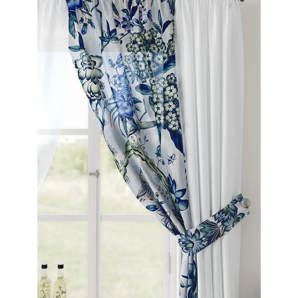 Фото 5 Тюль Comfy way Лерис - 11 CW509011-150 на шторной ленте 150x300 см цвет белый