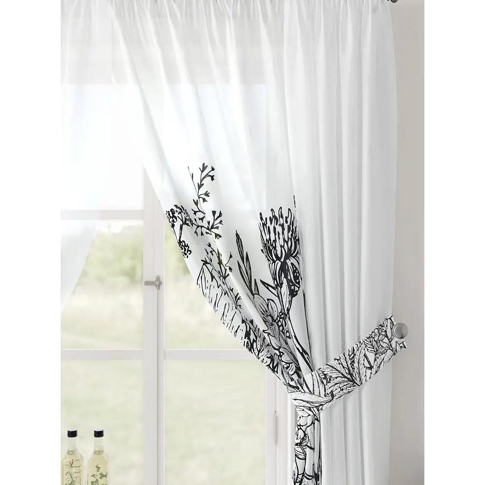 Фото 5 Тюль Comfy way Лерис - 21 CW509021-150 на шторной ленте 150x300 см цвет белый Фото 5 Тюль Comfy way Лерис - 21 CW509021-150 на шторной ленте 150x300 см цвет белый