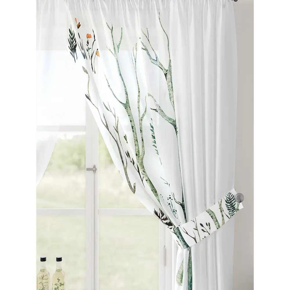 Фото 5 Тюль Comfy way Лерис - 34 CW509034-150 на шторной ленте 150x300 см цвет белый Фото 5 Тюль Comfy way Лерис - 34 CW509034-150 на шторной ленте 150x300 см цвет белый