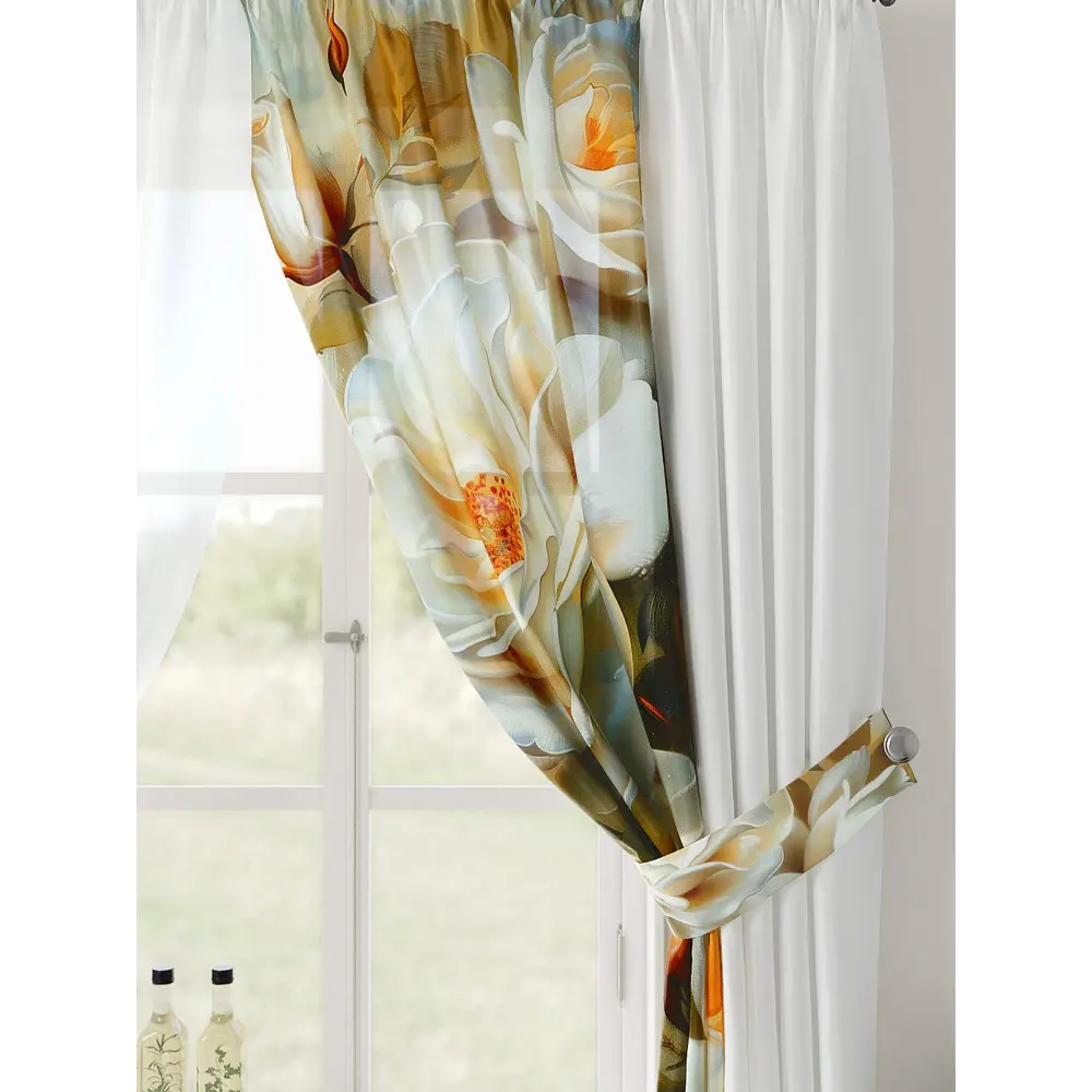 Фото 5 Тюль Comfy way Лерис - 40 CW509040-150 на шторной ленте 150x300 см цвет белый