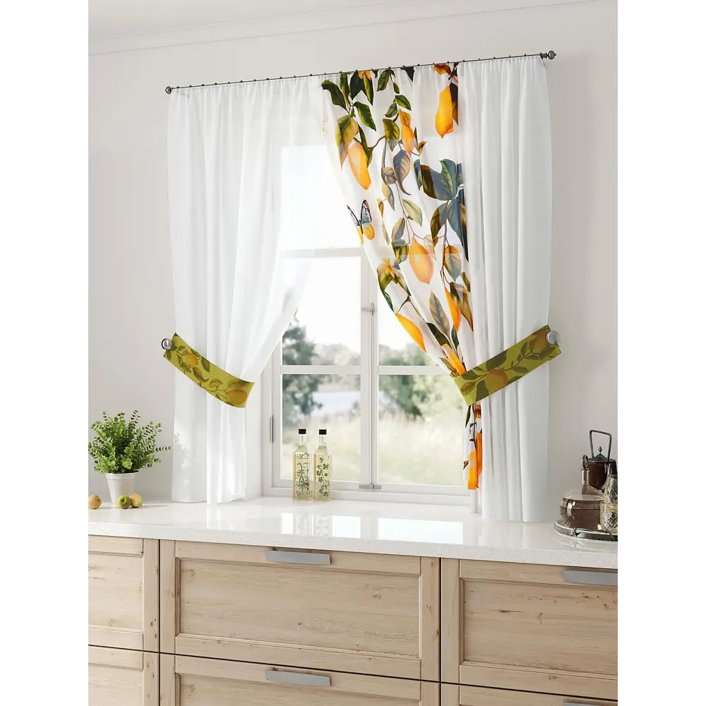 Фото 2 Тюль Comfy way Лерис - 43 CW509043-150 на шторной ленте 150x300 см цвет белый Фото 2 Тюль Comfy way Лерис - 43 CW509043-150 на шторной ленте 150x300 см цвет белый
