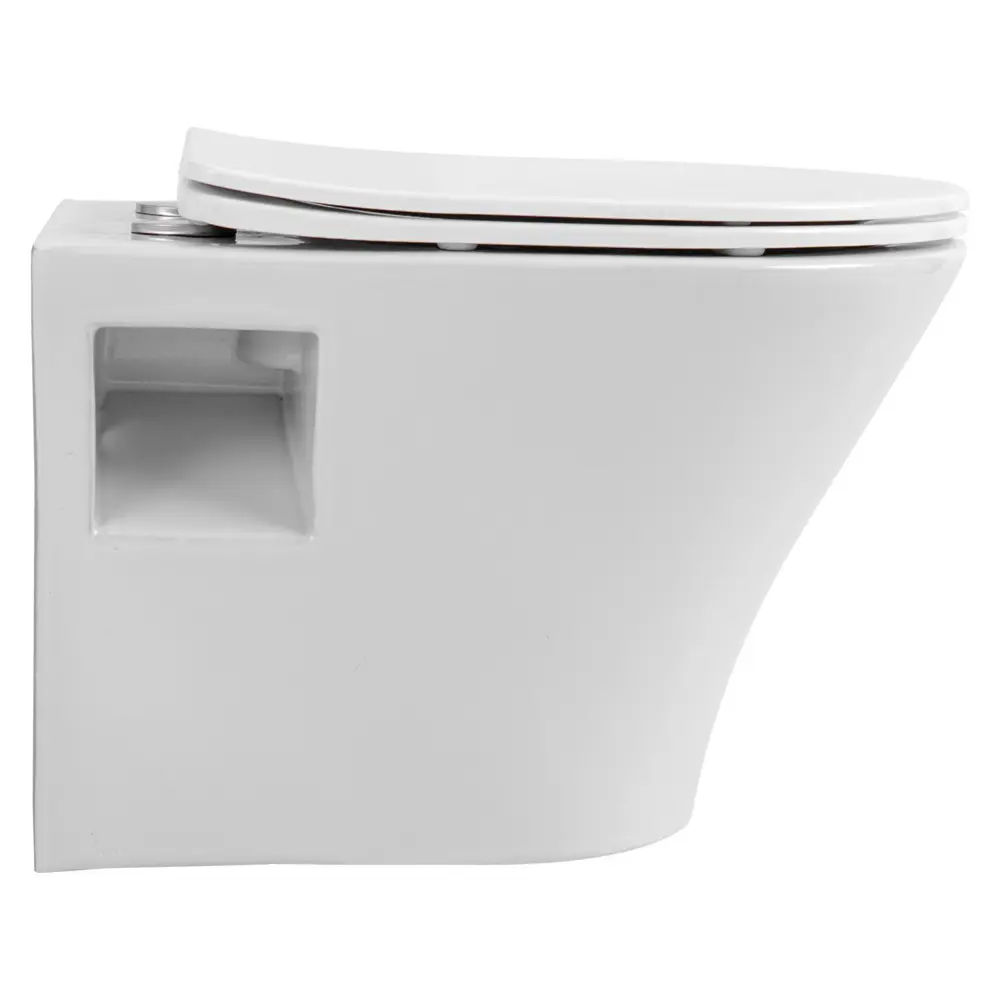 Фото 12 Инсталляции GROHE Solido 5 в 1 QuickFix с клавишей Arena Cosmopolitan с унитазом AVIMANO Promotion, быстросъемное сиденье, микролифт, белый