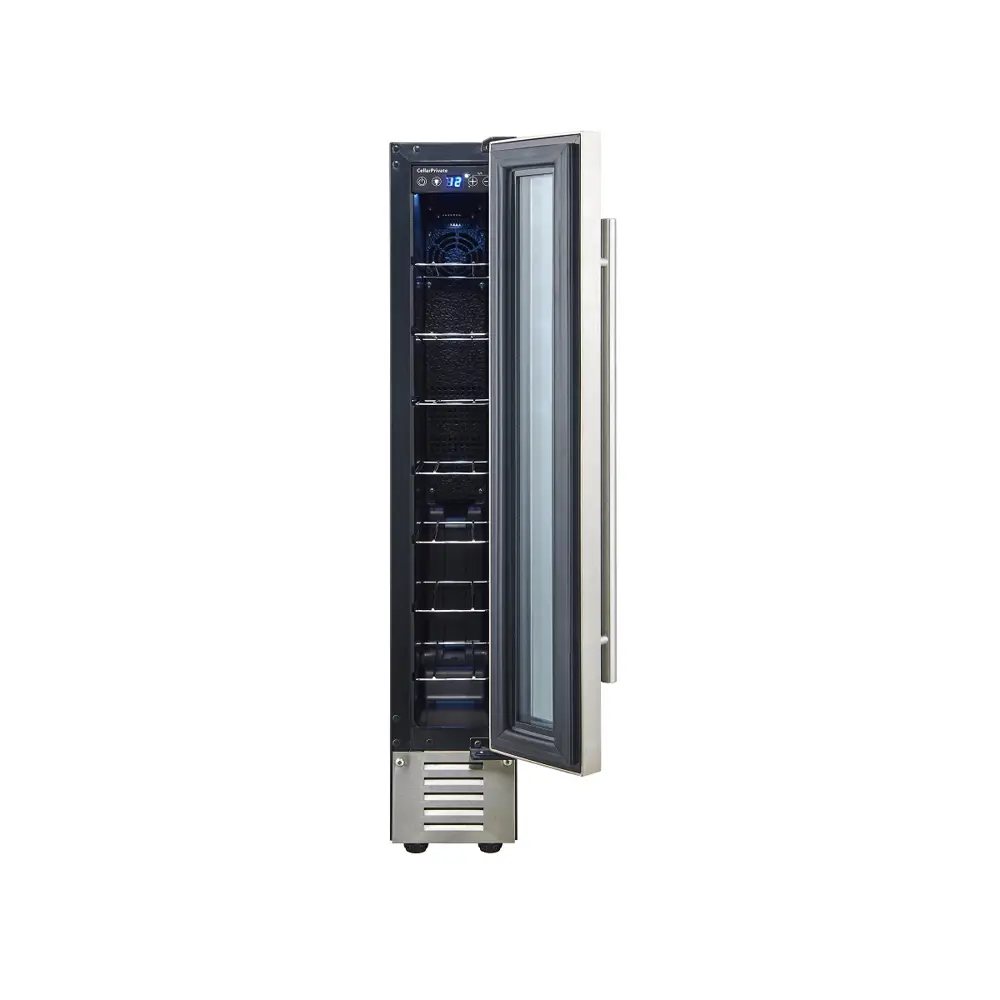 Фото 3 Винный шкаф Cellar Private CP007 15x86.50x47.50 см 7 бутылок цвет черный/светло-серый Фото 3 Винный шкаф Cellar Private CP007 15x86.50x47.50 см 7 бутылок цвет черный/светло-серый