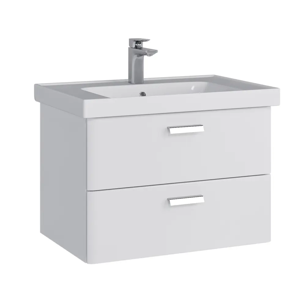 Фото Тумба под раковину Sanstar Gretta 70 328.1-1.5.1.КГРЕ 70x55.50см подвесная цвет белый Фото Тумба под раковину Sanstar Gretta 70 328.1-1.5.1.КГРЕ 70x55.50см подвесная цвет белый
