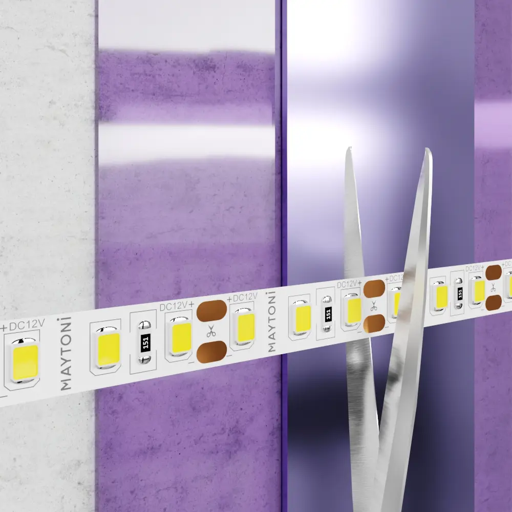 Фото 2 Светодиодная лента MAYTONI Led strip 10116 SMD 2835 120 диод/14.40 Вт/м 12 В IP20 5 м холодный белый свет Фото 2 Светодиодная лента MAYTONI Led strip 10116 SMD 2835 120 диод/14.40 Вт/м 12 В IP20 5 м холодный белый свет