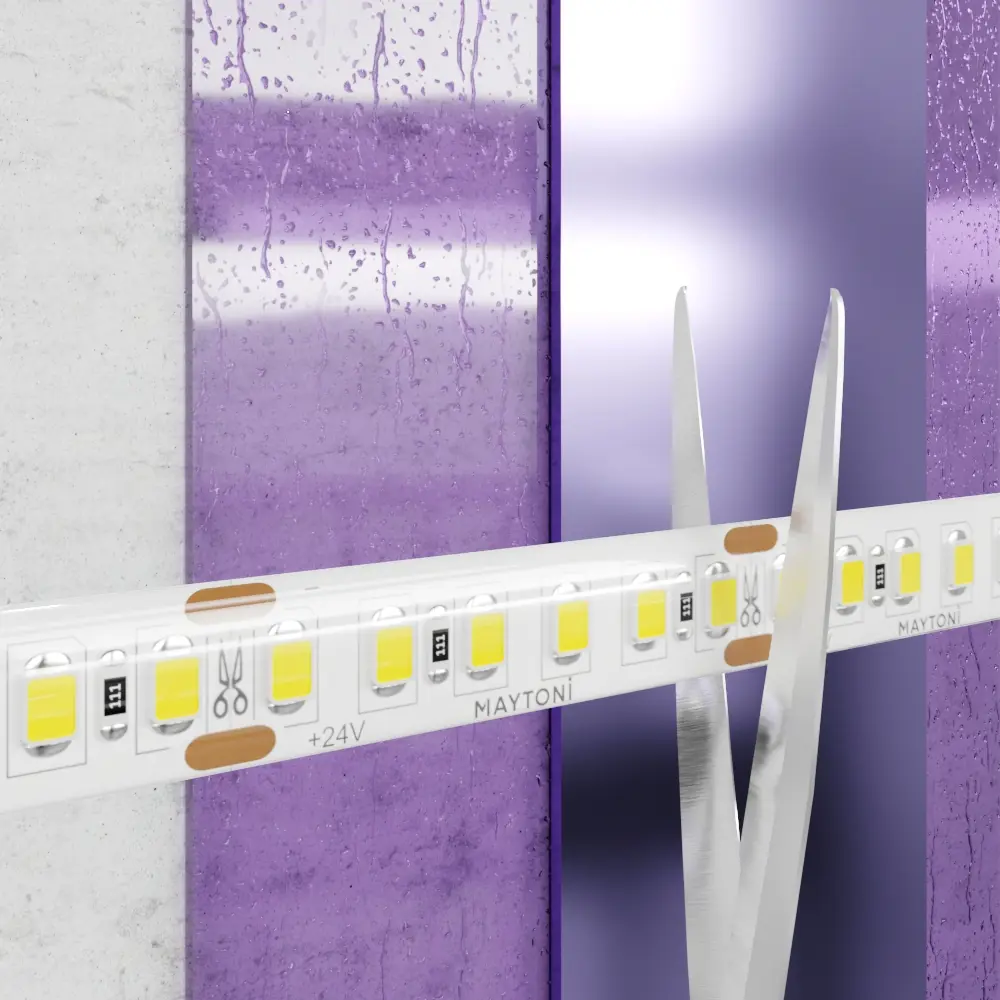 Фото 2 Светодиодная лента MAYTONI Led strip 10159 SMD 2835 180 диод/20 Вт/м 24 В IP65 5 м холодный белый свет Фото 2 Светодиодная лента MAYTONI Led strip 10159 SMD 2835 180 диод/20 Вт/м 24 В IP65 5 м холодный белый свет