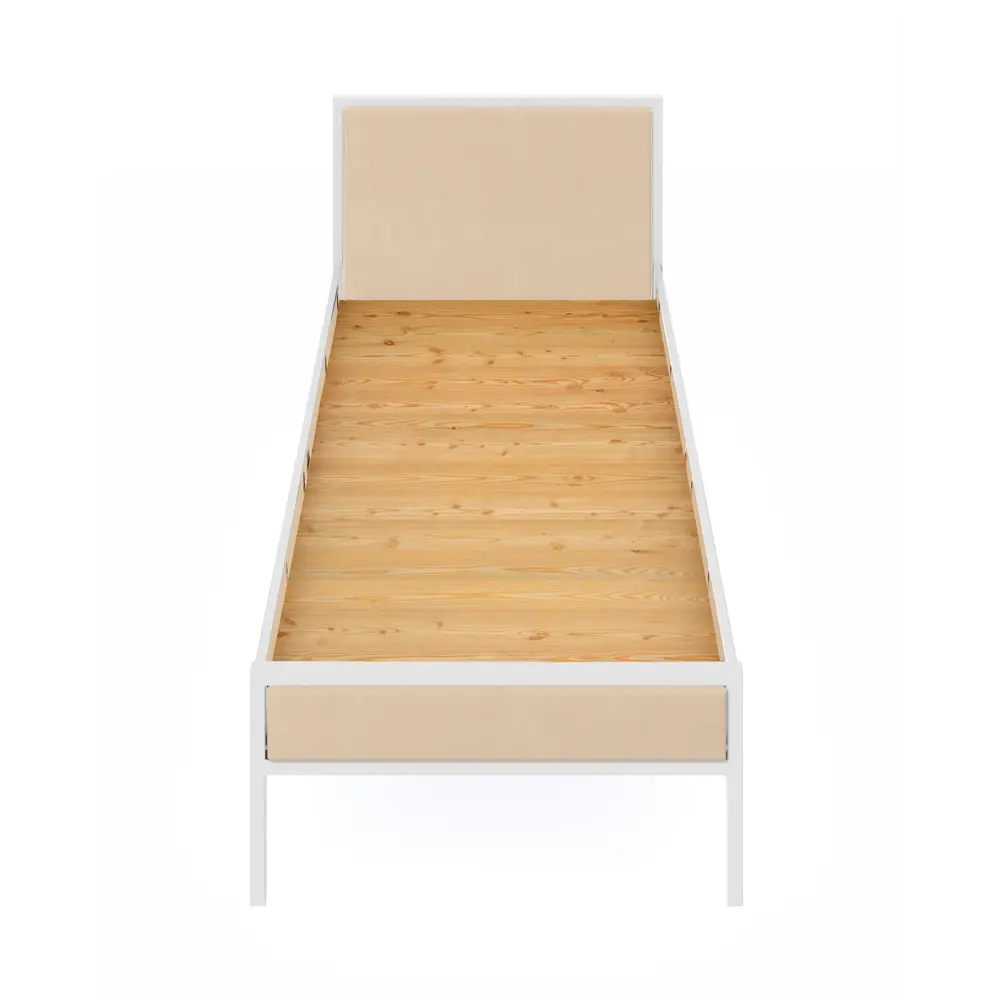 Фото 4 Кровать Solarius kr90loft-obiv-rs3-white-full Кровать Лофт сплошное 95 x 90 x 206 см дсп цвет бежевый/белый Фото 4 Кровать Solarius kr90loft-obiv-rs3-white-full Кровать Лофт сплошное 95 x 90 x 206 см дсп цвет бежевый/белый