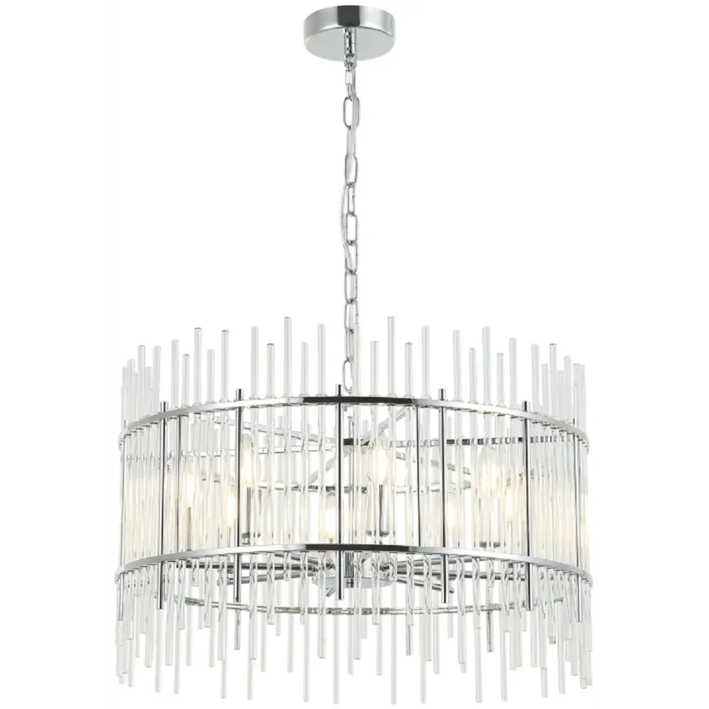 Фото 2 Люстра подвесная Stilfort Sia Sf2146-09-08p 8 ламп 21 м² цвет хром