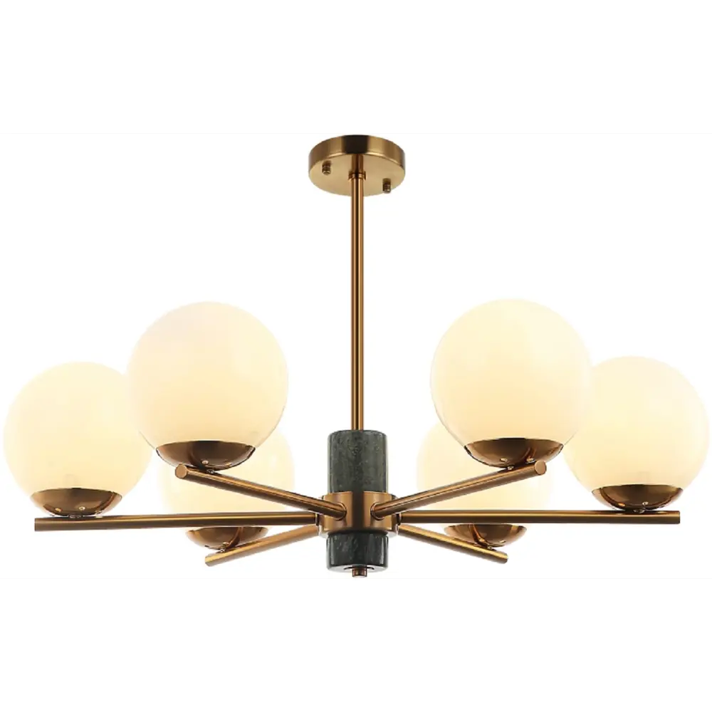 Фото 2 Люстра на штанге Stilfort Sharo Sf2150-05-06p 6 ламп 16 м² цвет бронза