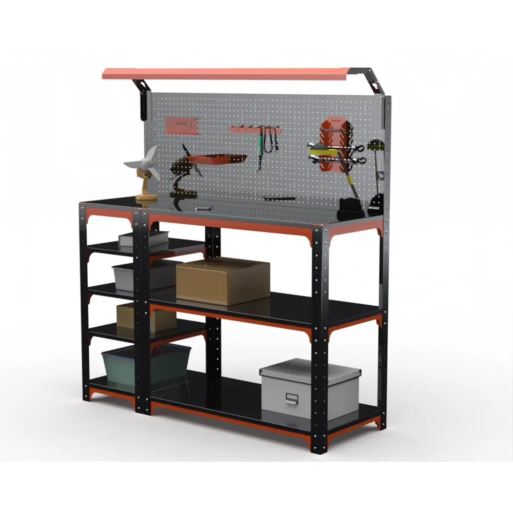 Фото Стол-верстак Metalex Kit 204765 950x1200x600 мм, максимальная нагрузка до 260 кг Фото Стол-верстак Metalex Kit 204765 950x1200x600 мм, максимальная нагрузка до 260 кг