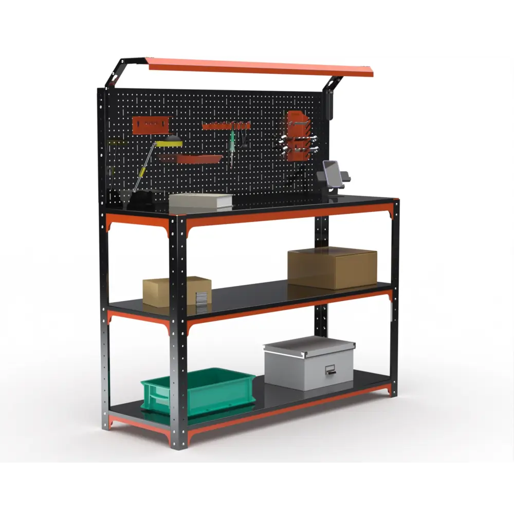 Фото 2 Стол-верстак Metalex Kit 204863 950x1400x500 мм, максимальная нагрузка до 260 кг