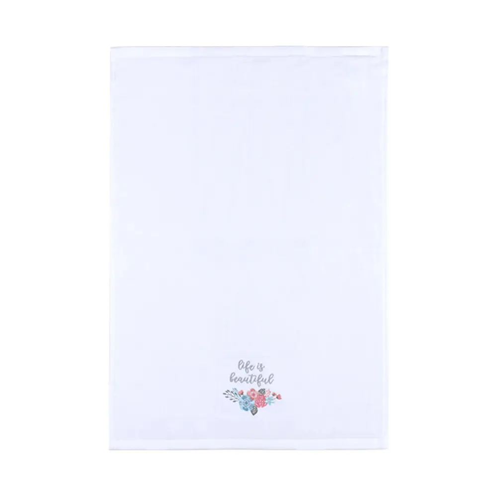 Фото 2 Полотенце для ванной Arya home c вышивкой 40x60 Wish белый Фото 2 Полотенце для ванной Arya home c вышивкой 40x60 Wish белый