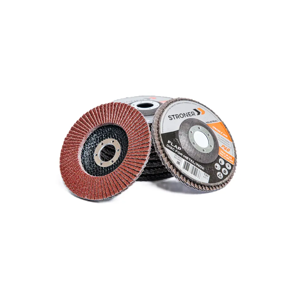 Фото 3 Круг лепестковый торцевой КЛТ1 Stroner Industrial P60 125x22.2 мм 5 шт Фото 3 Круг лепестковый торцевой КЛТ1 Stroner Industrial P60 125x22.2 мм 5 шт