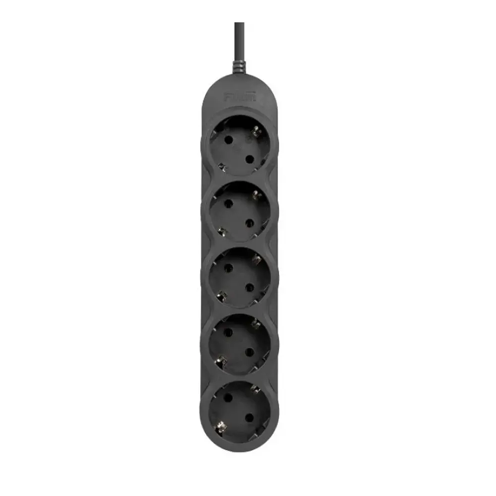 Фото Сетевой фильтр Filum FL-SP3-5-1.8M-BL2-UPS 3x0.5 1.8 м 5 розеток с заземлением 2200 Вт цвет черный Фото Сетевой фильтр Filum FL-SP3-5-1.8M-BL2-UPS 3x0.5 1.8 м 5 розеток с заземлением 2200 Вт цвет черный