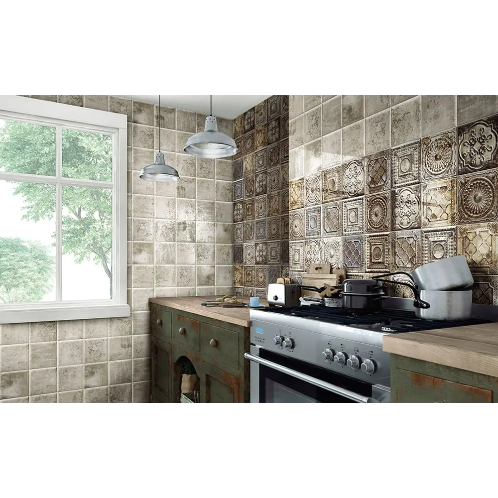 Фото 6 Керамическая плитка Mainzu Tin-tile 78797317 20x20см цвет cream Фото 6 Керамическая плитка Mainzu Tin-tile 78797317 20x20см цвет cream