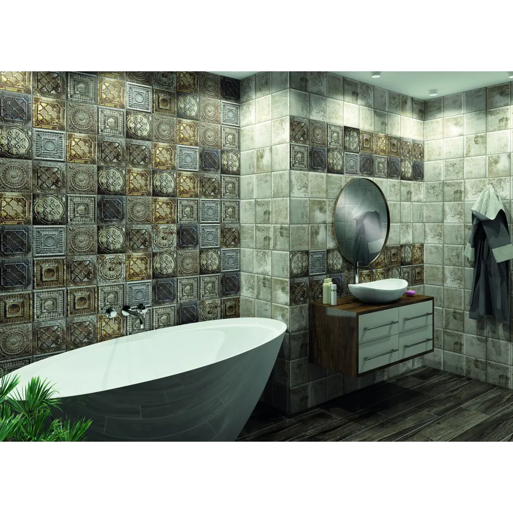 Фото Керамическая плитка Mainzu Tin-tile 78797317 20x20см цвет cream Фото Керамическая плитка Mainzu Tin-tile 78797317 20x20см цвет cream