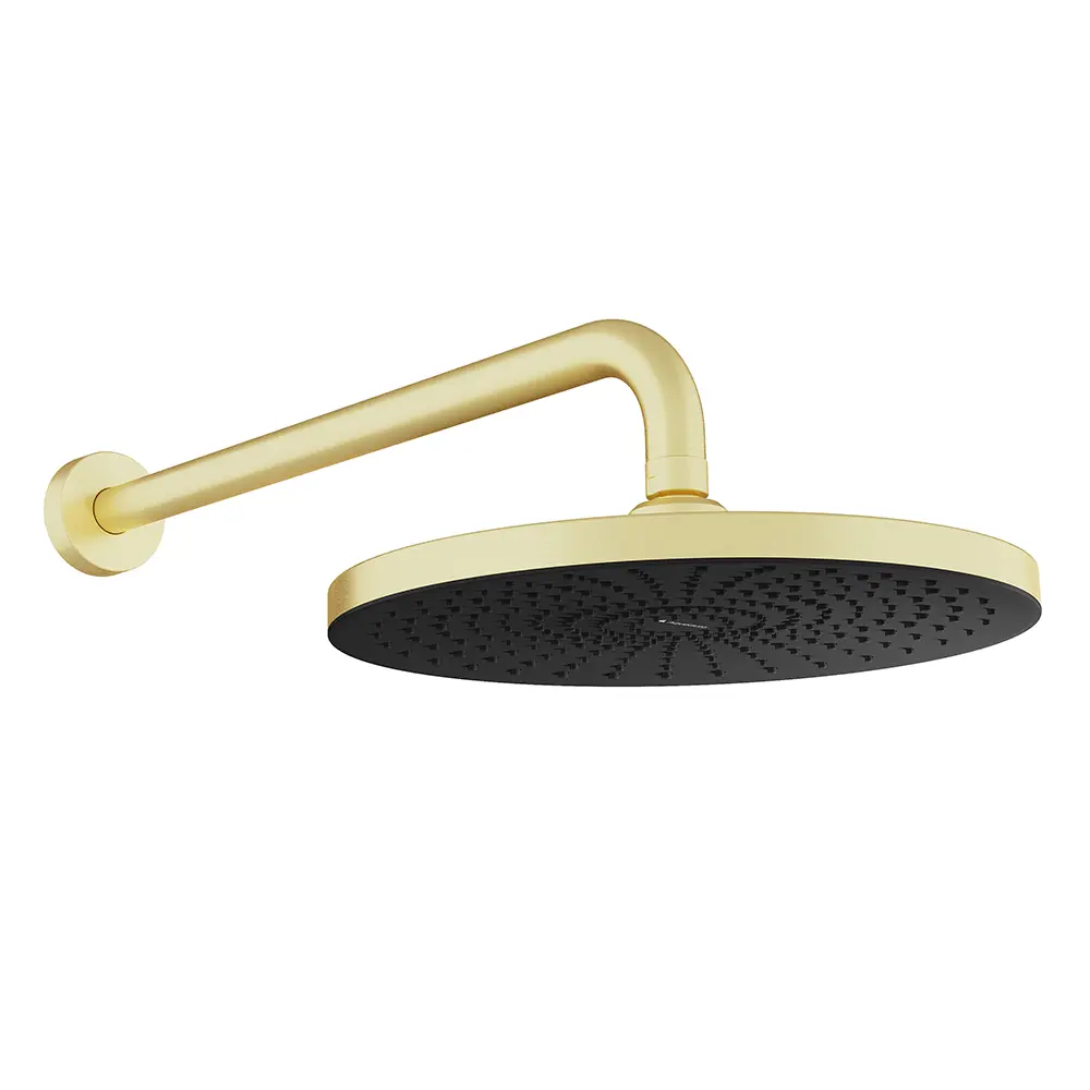 Фото 2 Лейка для верхнего душа Aqueduto Chuva AQDSCHU0950 c держателем цвет шлифованное золото