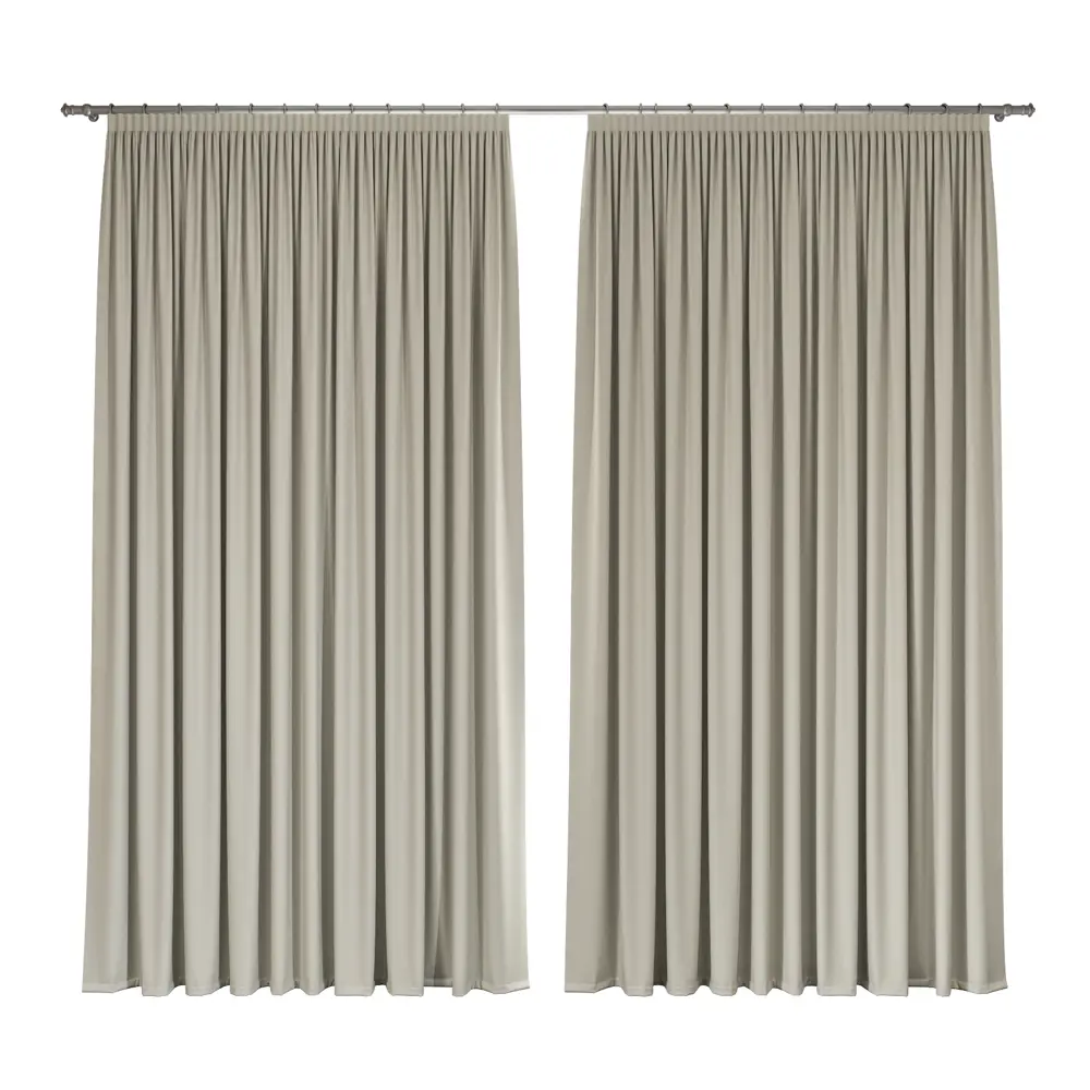 Фото 2 Комплект штор на ленте блэкаут Miamoza Dark 150x250 см цвет светло-бежевый Фото 2 Комплект штор на ленте блэкаут Miamoza Dark 150x250 см цвет светло-бежевый