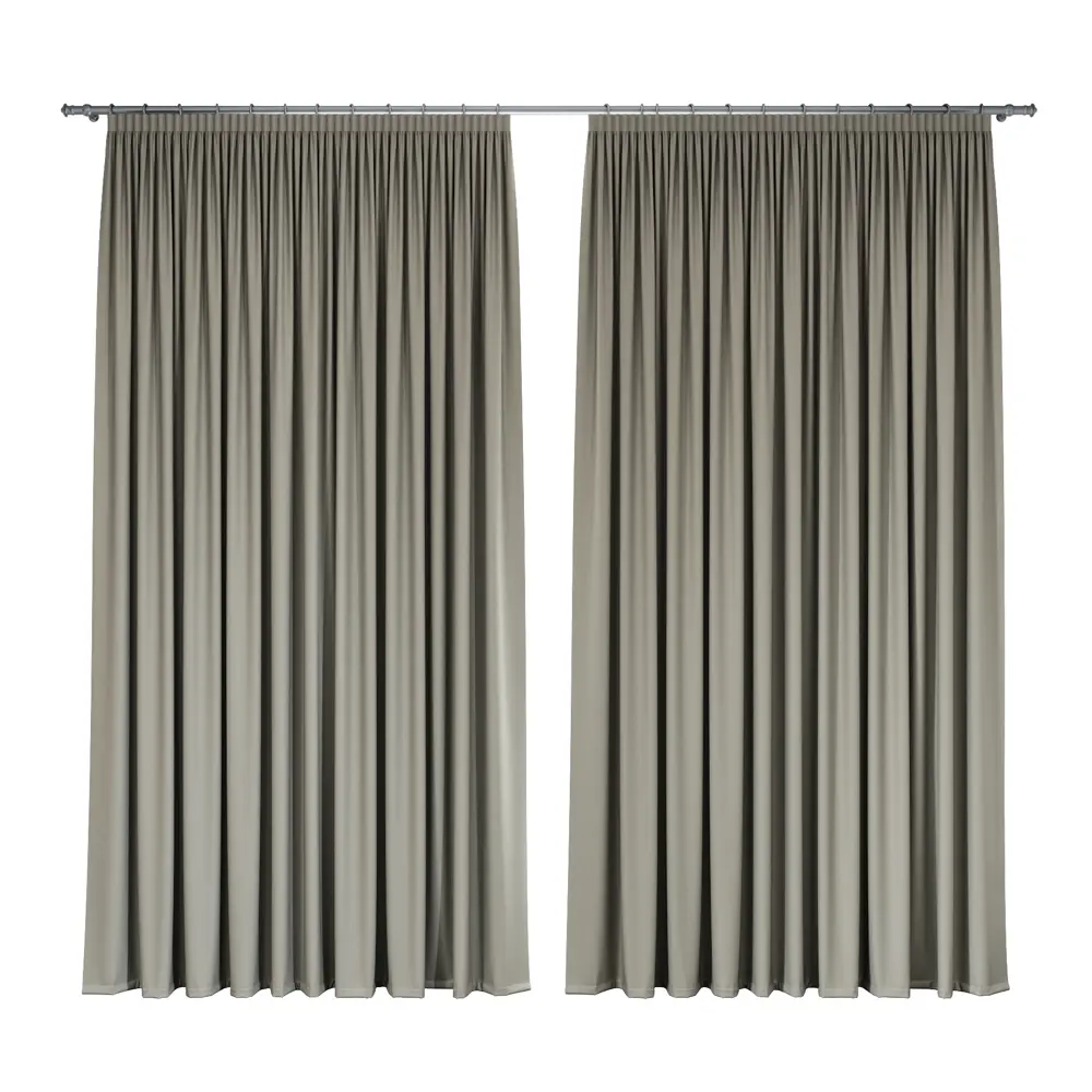 Фото 2 Комплект штор на ленте блэкаут Miamoza Dark 150x250 см цвет бежевый Фото 2 Комплект штор на ленте блэкаут Miamoza Dark 150x250 см цвет бежевый