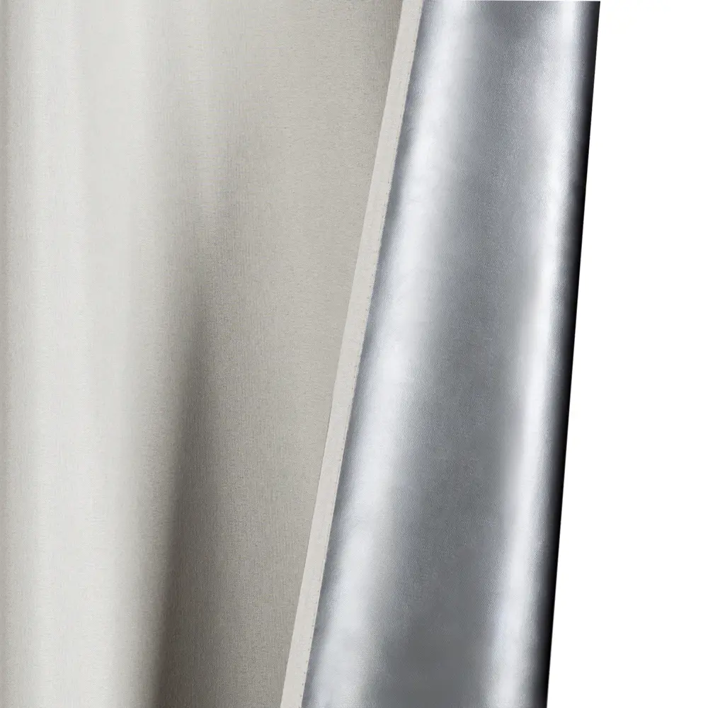 Фото 4 Комплект штор на ленте блэкаут Miamoza Dark 150x250 см цвет светло-бежевый Фото 4 Комплект штор на ленте блэкаут Miamoza Dark 150x250 см цвет светло-бежевый