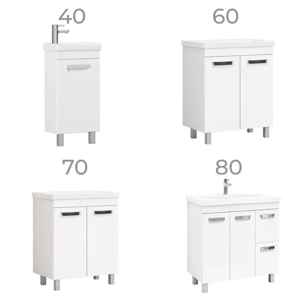 Фото 6 Тумба с раковиной напольная Vigo Plaza 023 60 см цвет белый Фото 6 Тумба с раковиной напольная Vigo Plaza 023 60 см цвет белый