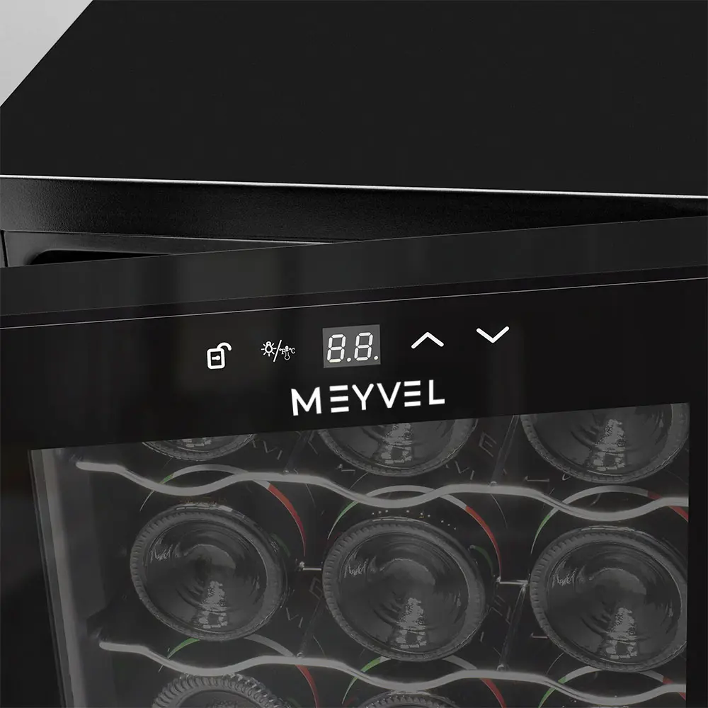 Фото 6 Винный шкаф Meyvel 35х48х51 см 12 бутылок цвет черный Фото 6 Винный шкаф Meyvel 35х48х51 см 12 бутылок цвет черный