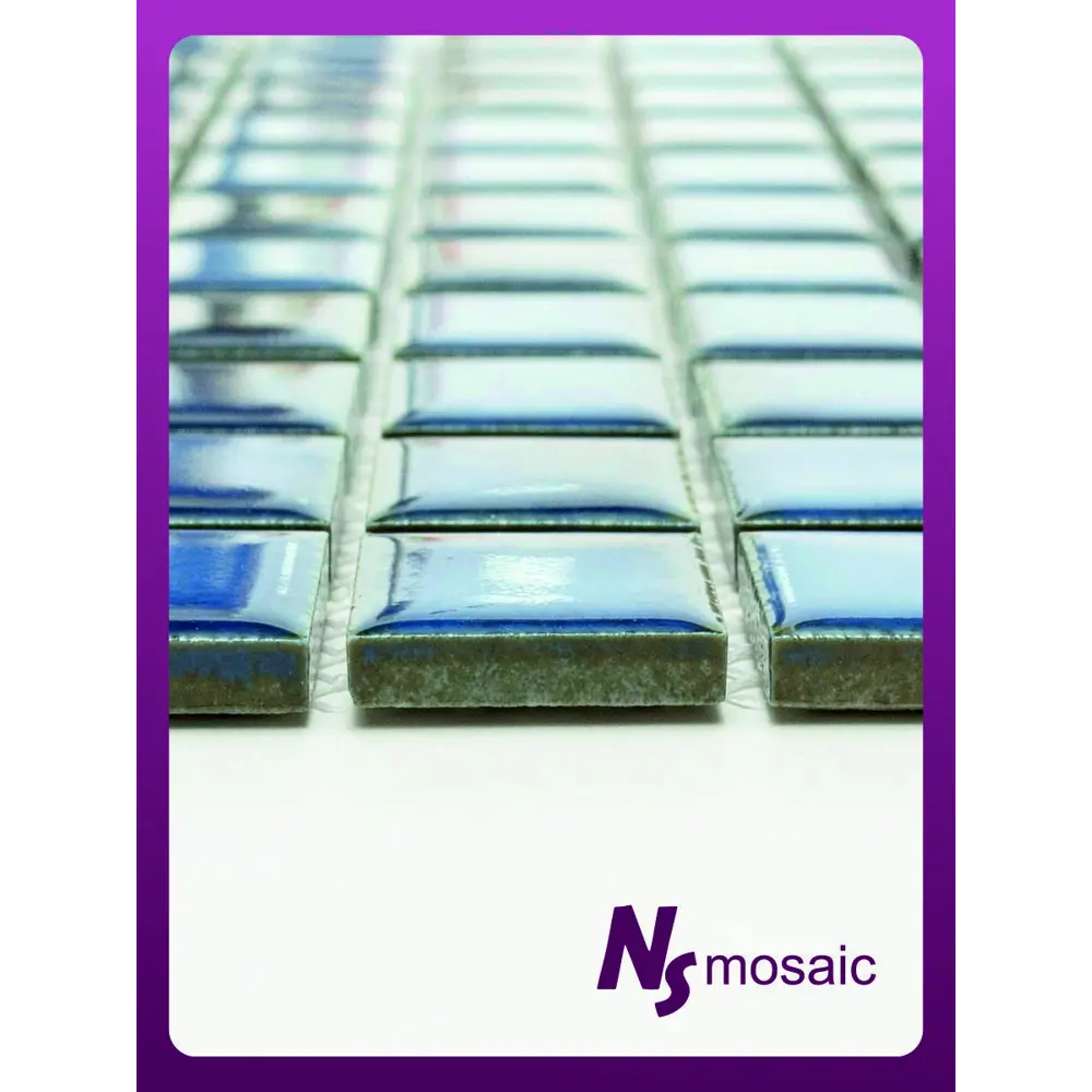 Фото 5 Декоративная мозаика Nsmosaic Pw2323-26 NS08PL0179nsk 30x30см цвет Синий