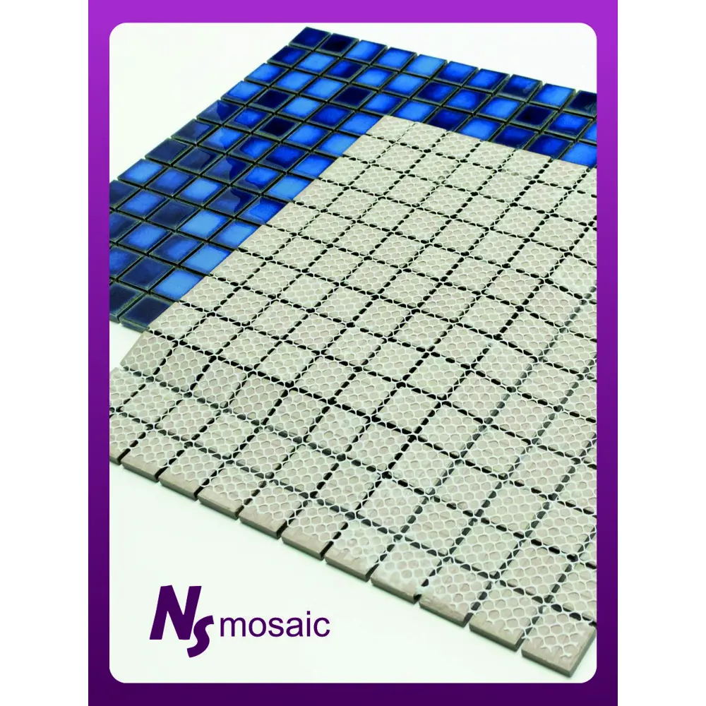 Фото 6 Декоративная мозаика Nsmosaic Pw2323-26 NS08PL0179nsk 30x30см цвет Синий