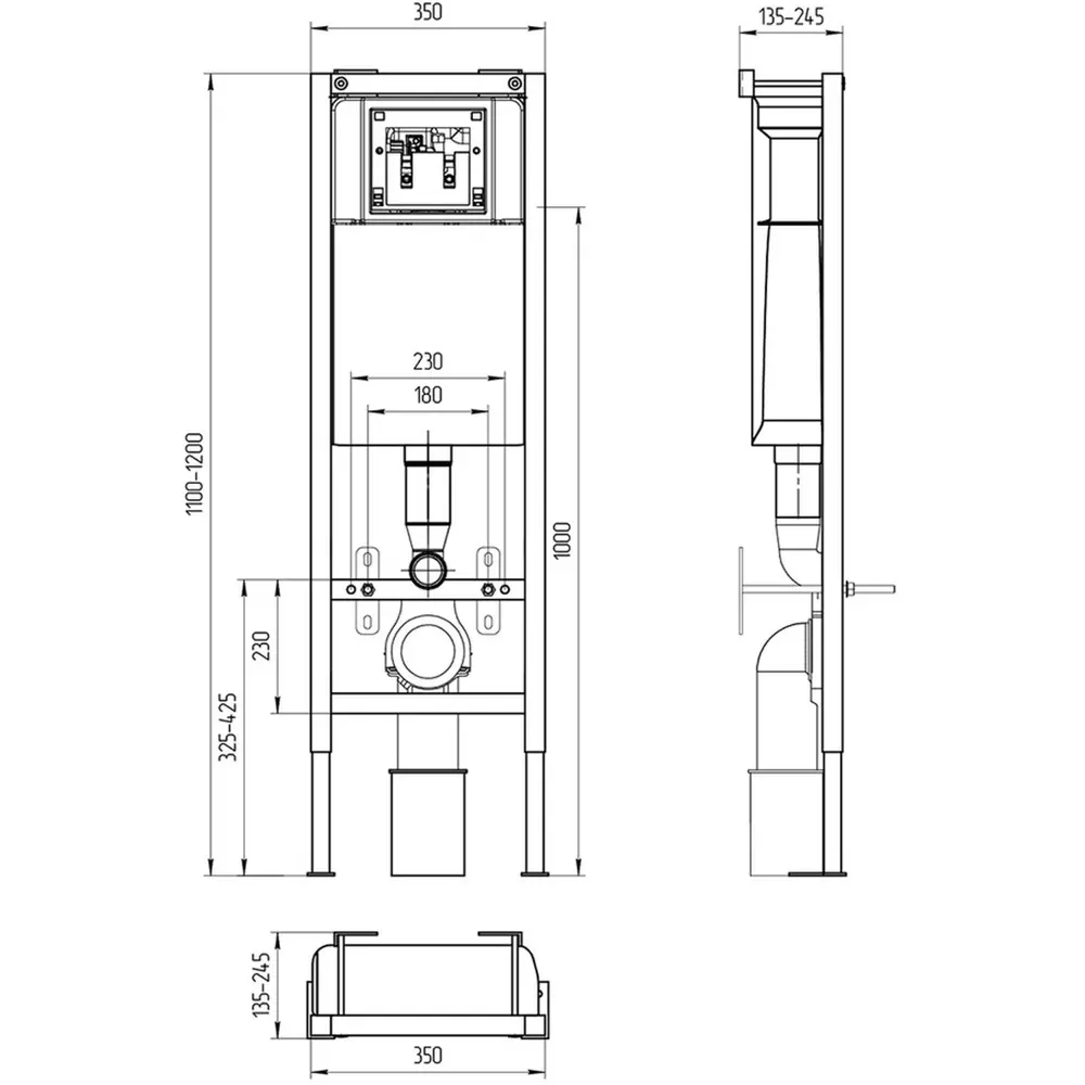 Фото 5 Инсталляция CERSANIT BLACK 35 с клавишей смыва LEON хром глянцевый Hansgrohe CreekTide Q унитаз 540x360 белый Фото 5 Инсталляция CERSANIT BLACK 35 с клавишей смыва LEON хром глянцевый Hansgrohe CreekTide Q унитаз 540x360 белый