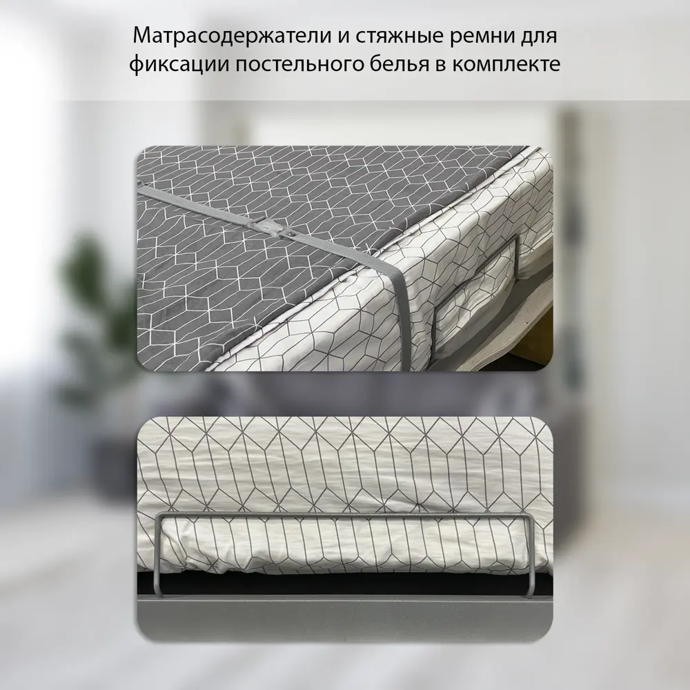 Фото 4 Шкаф кровать трансформер с креплением к стене Stylint Киль Элегант 140х200 Ясень шимо Tesla graphite Фото 4 Шкаф кровать трансформер с креплением к стене Stylint Киль Элегант 140х200 Ясень шимо Tesla graphite