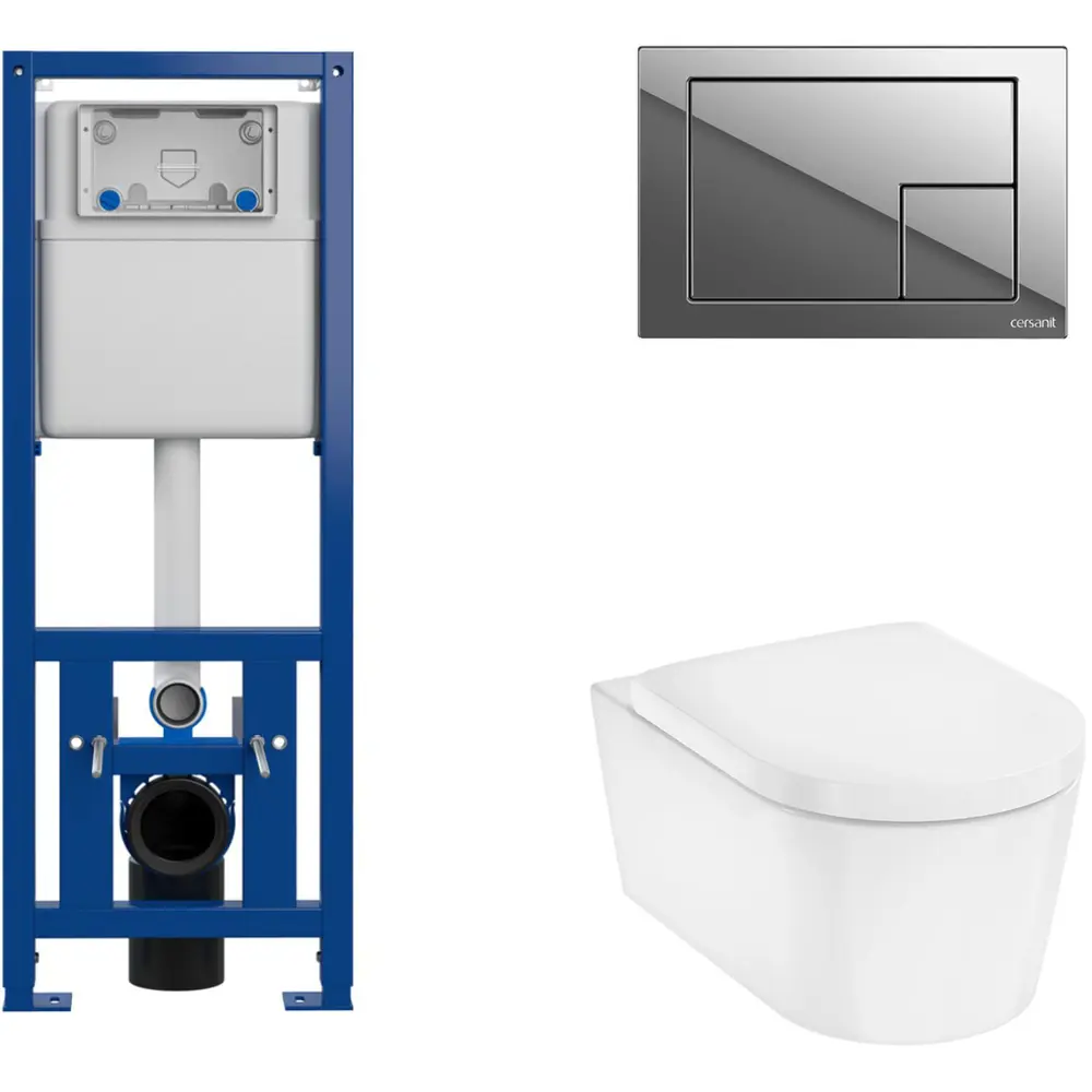 Фото Инсталляция CERSANIT LINK PRO Сорт1 с клавишей смыва CORNER хром глянцевый Hansgrohe EluPura Original S унитаз 540x360 белый Фото Инсталляция CERSANIT LINK PRO Сорт1 с клавишей смыва CORNER хром глянцевый Hansgrohe EluPura Original S унитаз 540x360 белый